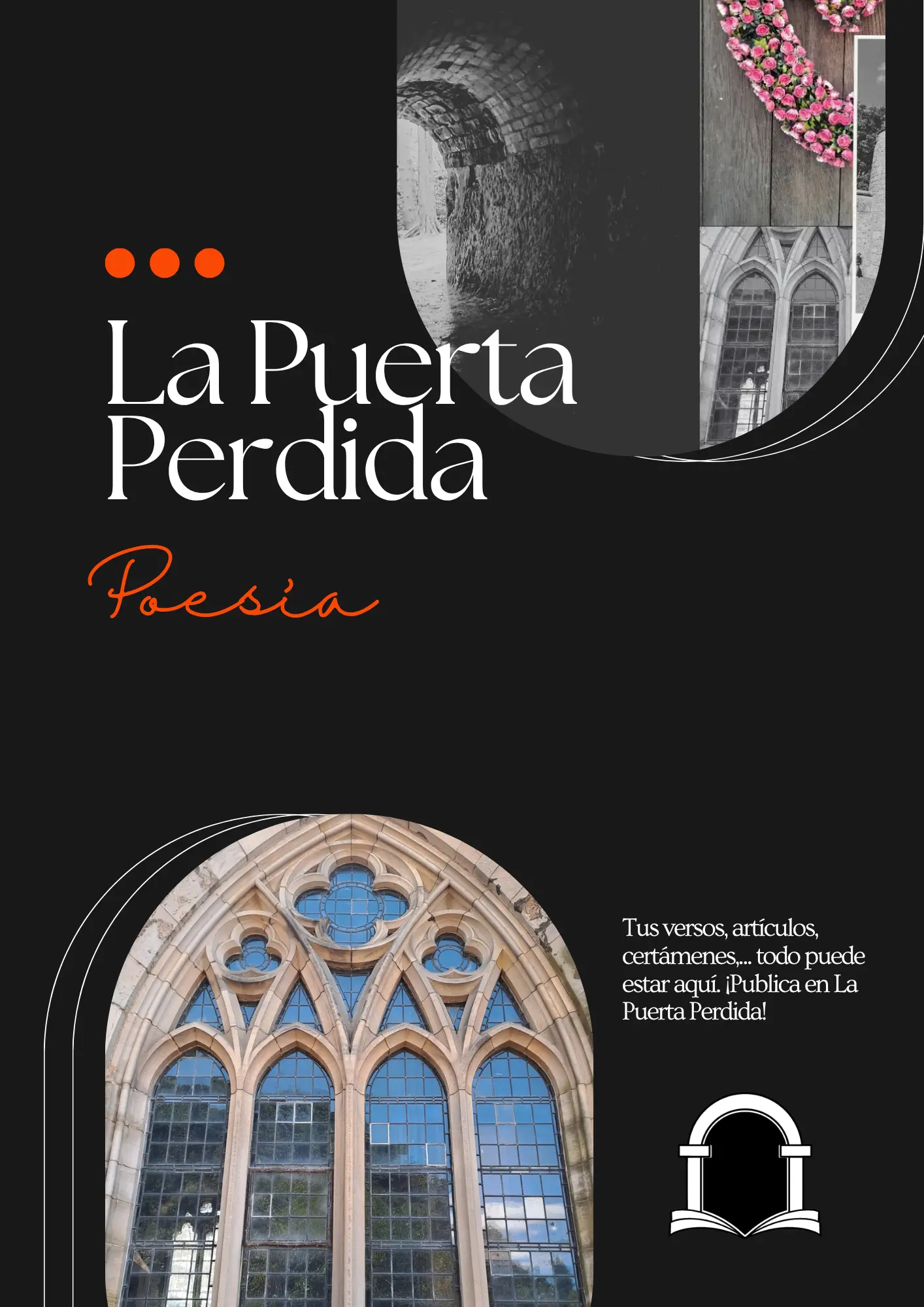 Mock de cover de la revista La Puerta Perdida